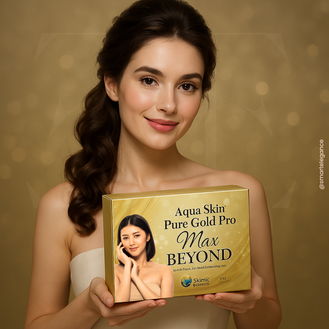 Aqua Skin Pure Gold Pro Max Beyond – (10 SESSIONS) Premium Whitening & Anti-Aging Formula!