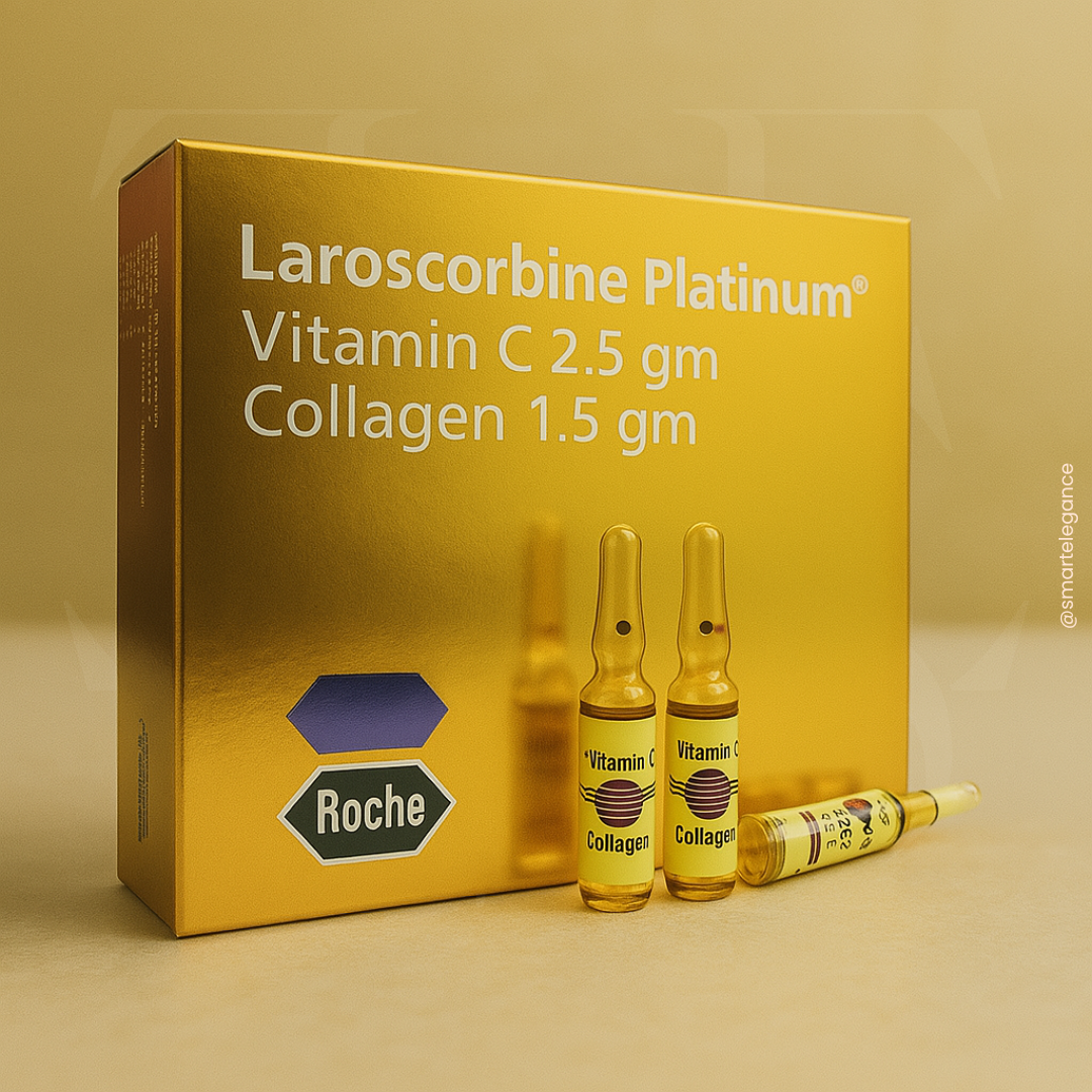 Lascorbine Platinum Vitamin C Collagen injection (6 SESSIONS) - Roche Whitening Injection