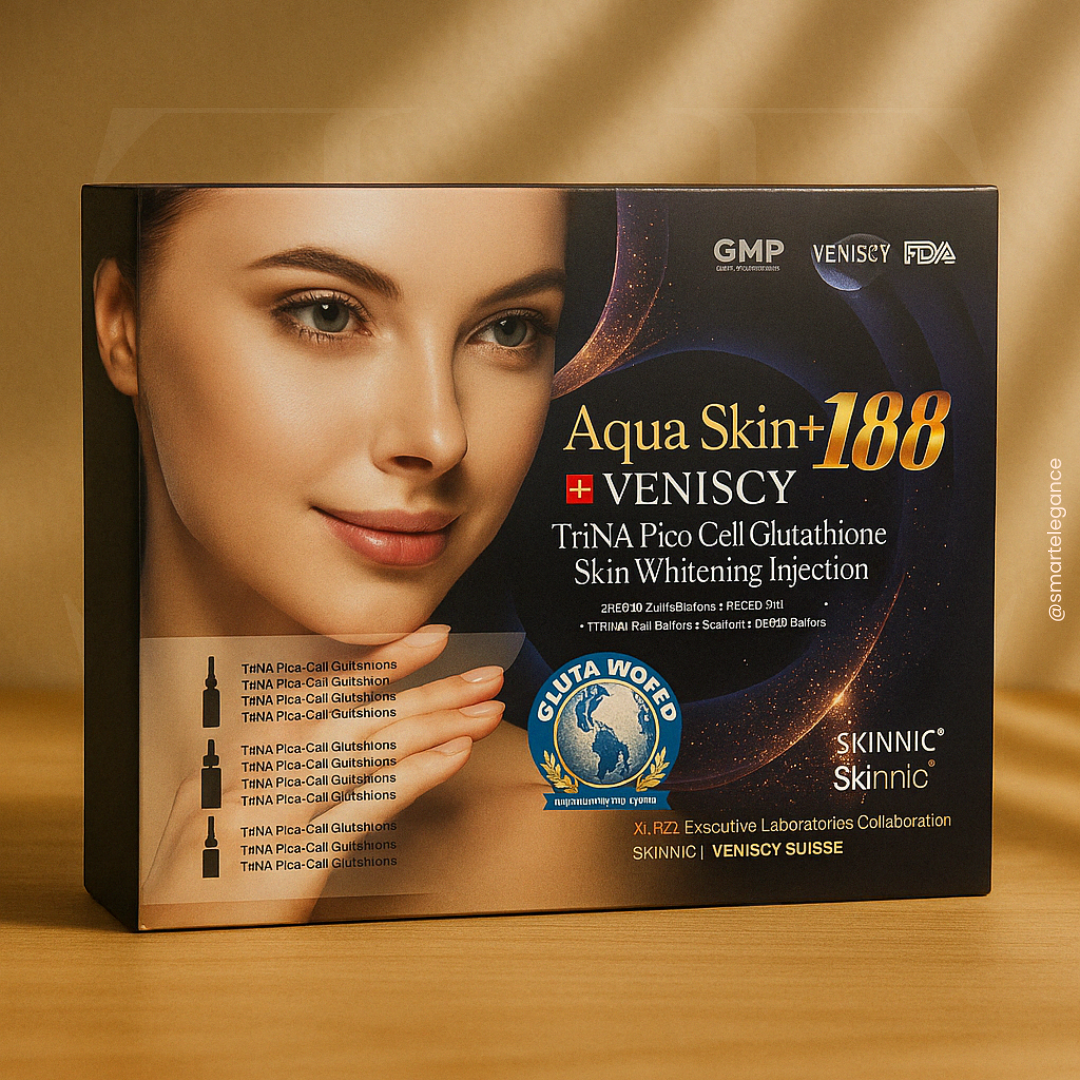 Aqua Skin Veniscy 188 (6 SESSIONS)  – TriNA Pico Cell Glutathione Whitening Injection
