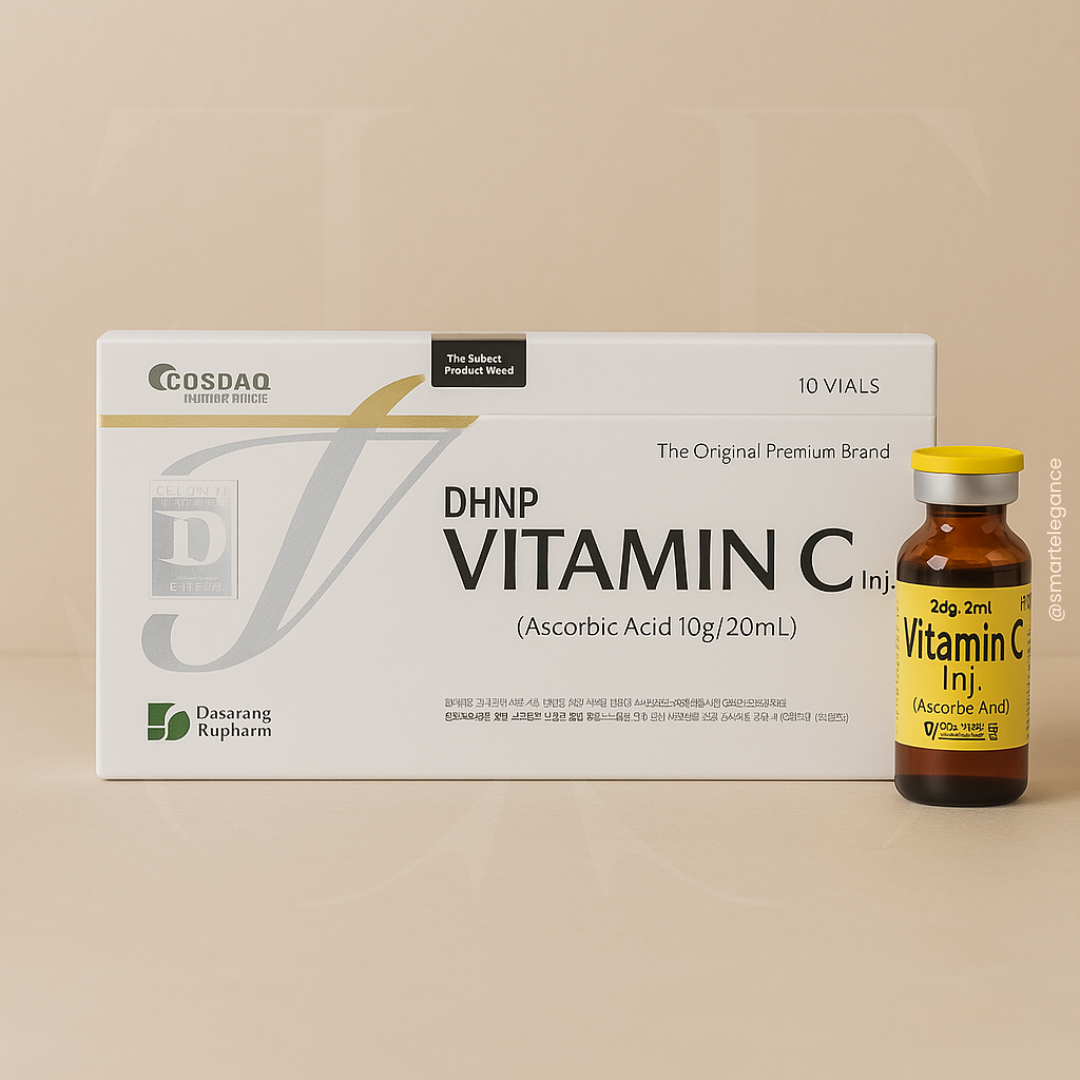 DHNP Vitamin C Ascorbic Acid 10g/20ml Injection – Ultimate Skin Boost - 10 VIALS
