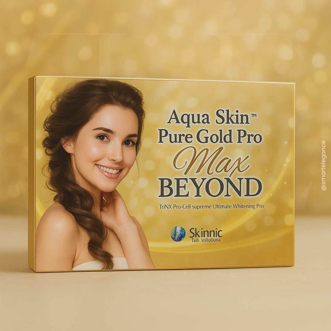 Aqua Skin Pure Gold Pro Max Beyond – (10 SESSIONS) Premium Whitening & Anti-Aging Formula!