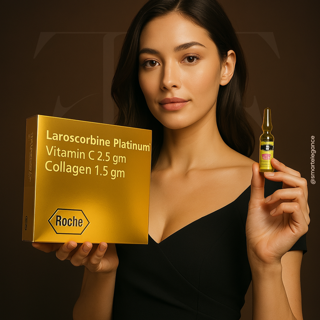 Lascorbine Platinum Vitamin C Collagen injection (6 SESSIONS) - Roche Whitening Injection