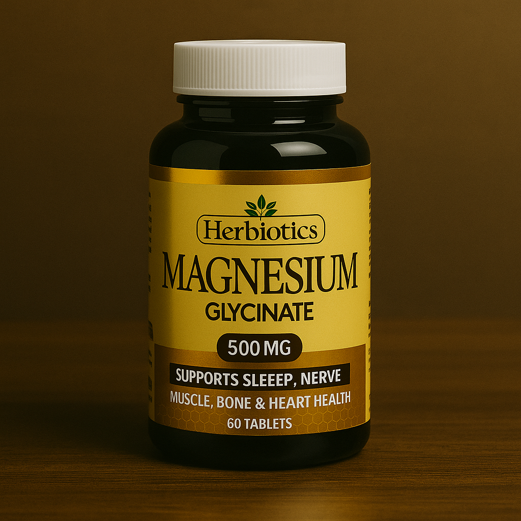 Magnesium Glycinate - 500MG (60 TABLETS)
