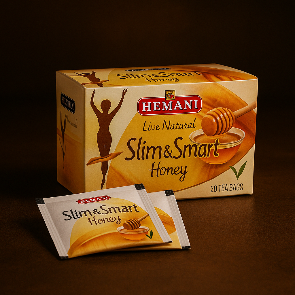 Hemani Slim & Smart Mix Fruit Herbal Tea Bags - BOX 20 BAGS