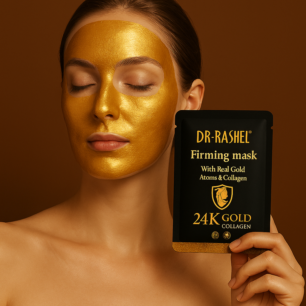 DR.RASHEL 24K GOLD COLLAGEN FIRMING MASK - BOX (10 SHEETS)